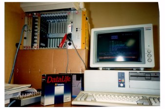 Bench testing of the SATT controller and the QBASIC minature SCADA system